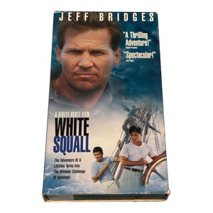Vintage 1996 White Squall VHS Tape Jeff Bridges Ridley Scott Hollywood Pictures